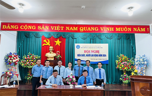 Bảo hiểm xã hội huyện Tánh Linh tổ chức Hội nghị Viên chức, Người lao động năm 2024